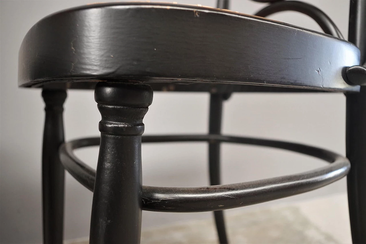 6 Thonet chairs in curved beech and Vienna straw, 1980s 1374656