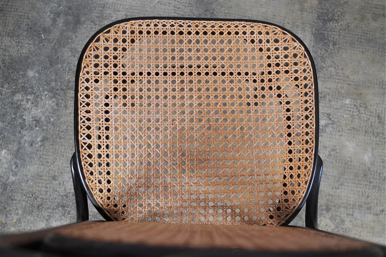 6 Thonet chairs in curved beech and Vienna straw, 1980s 1374657