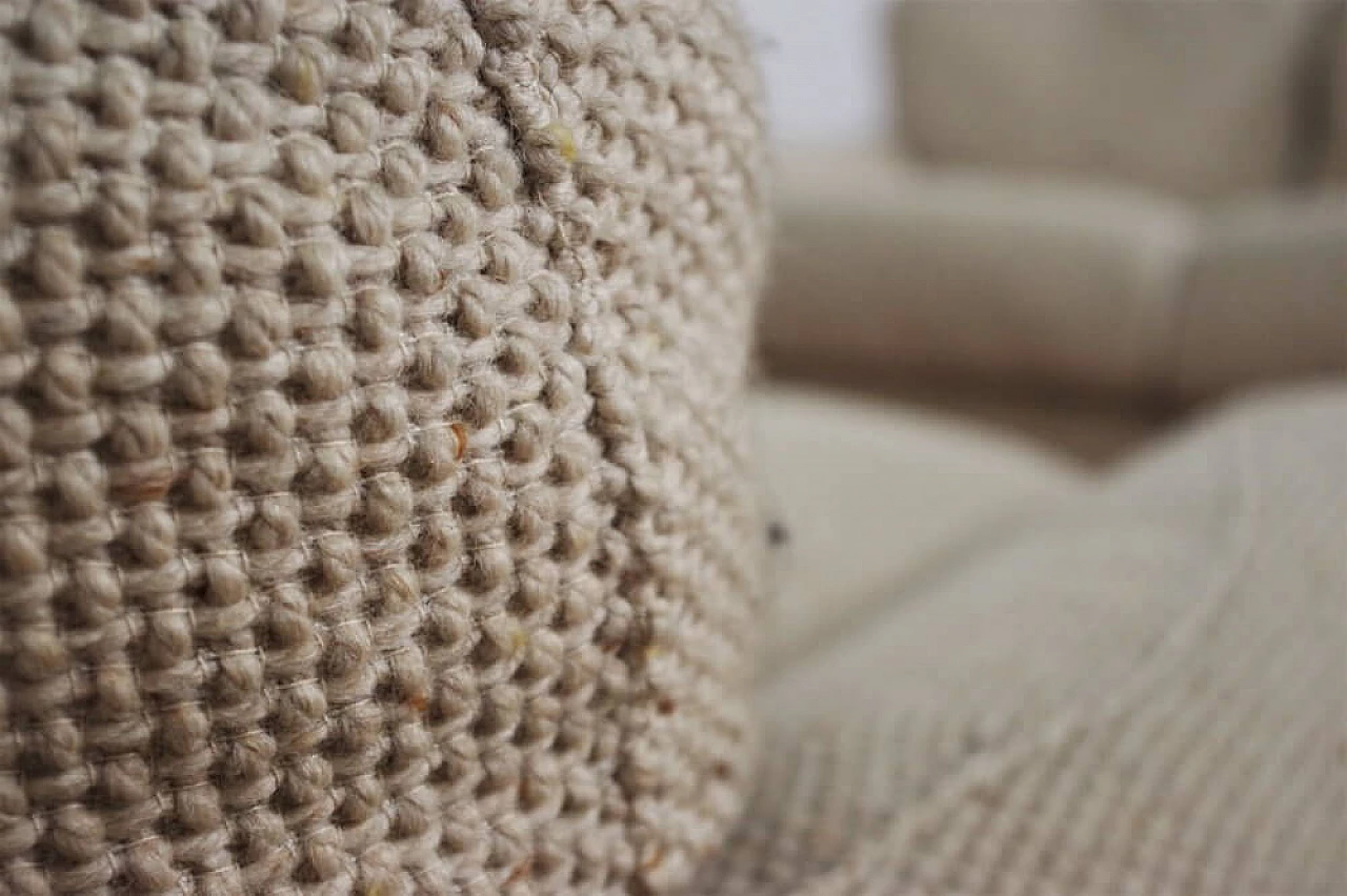 Coppia di divani in lana con poltrona di Busnelli, anni '70 1374804
