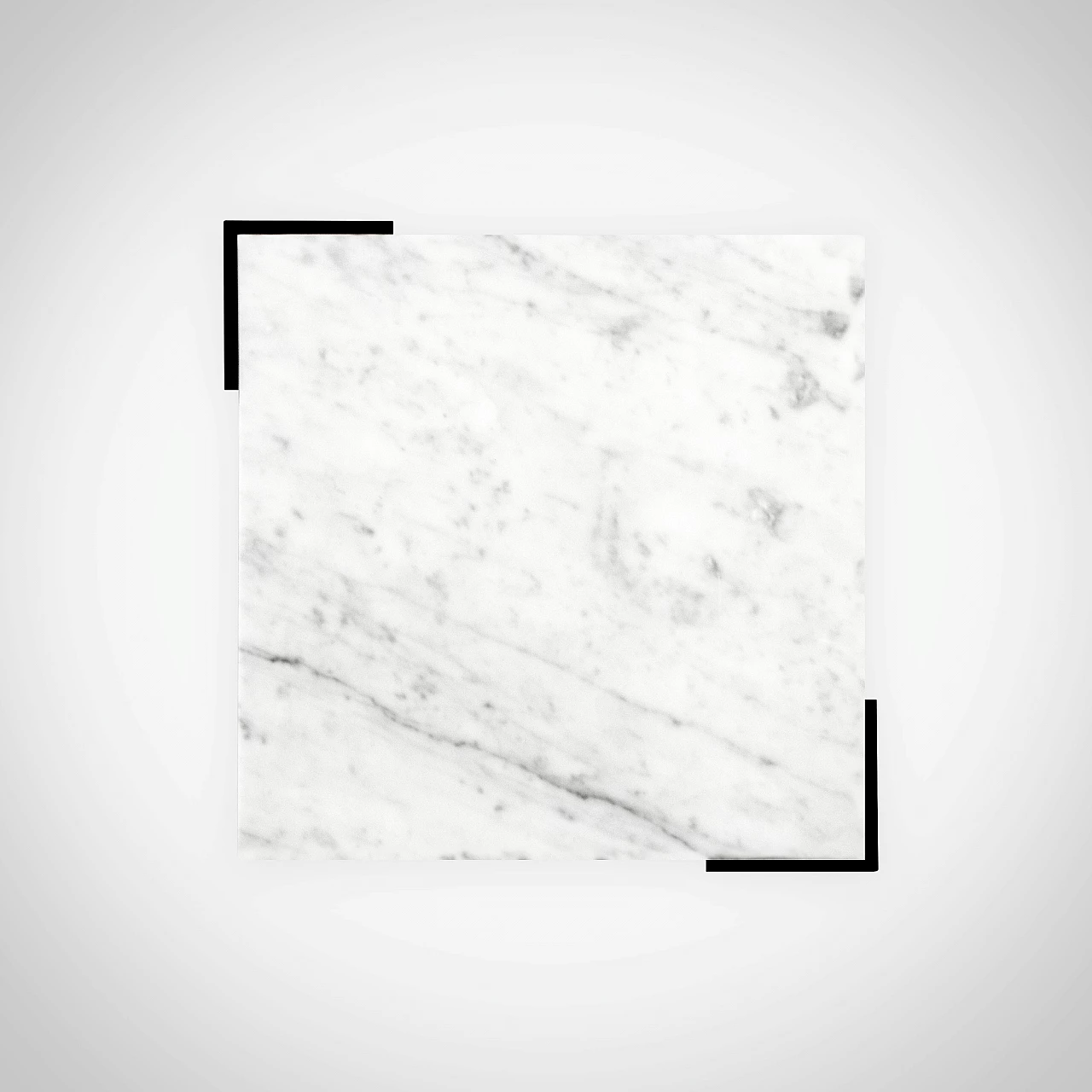 Tavolino da salotto GravitY in marmo bianco di Carrara 1374841