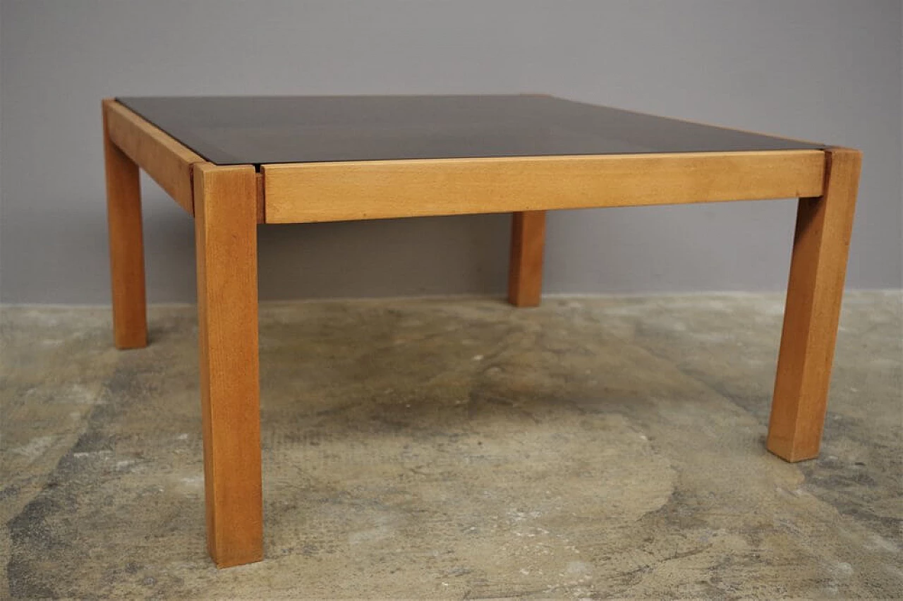 Low table with smoked glass top, 1980s 1374864