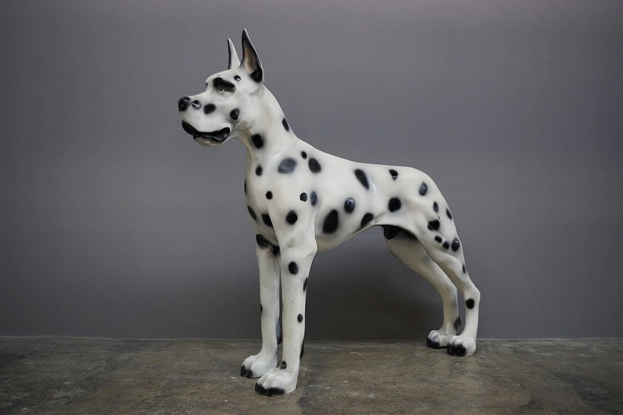 Resin sculpture of Dalmatian dog, 1970s 1374963