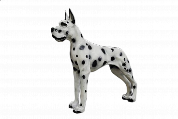 Resin sculpture of Dalmatian dog, 1970s