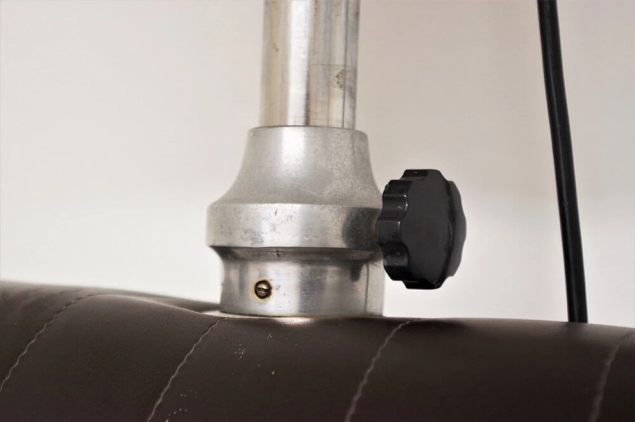 4 poltrone da parrucchiere in finta pelle con casco, anni '70 1375145