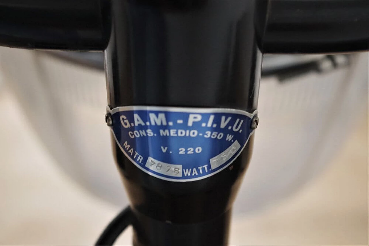 4 poltrone da parrucchiere in finta pelle con casco, anni '70 1375149