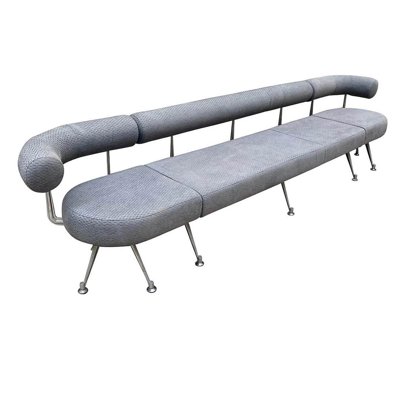 Grande divano con struttura in metallo, anni '80 1375217