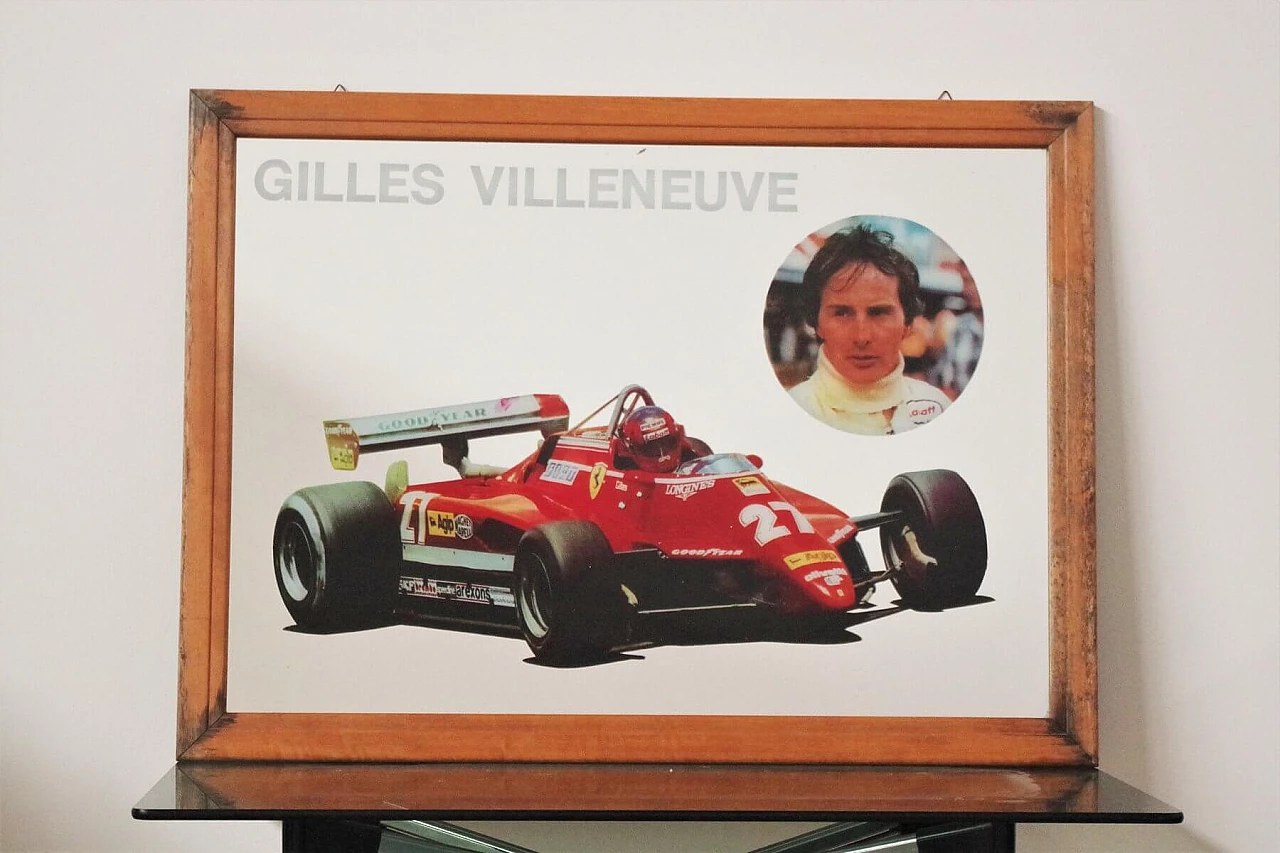 Specchio con cornice Gilles Villenue di Ferrari, anni '80 1375231