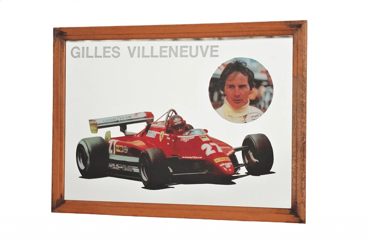 Gilles Villenue framed mirror by Ferrari, 1980s 1375245