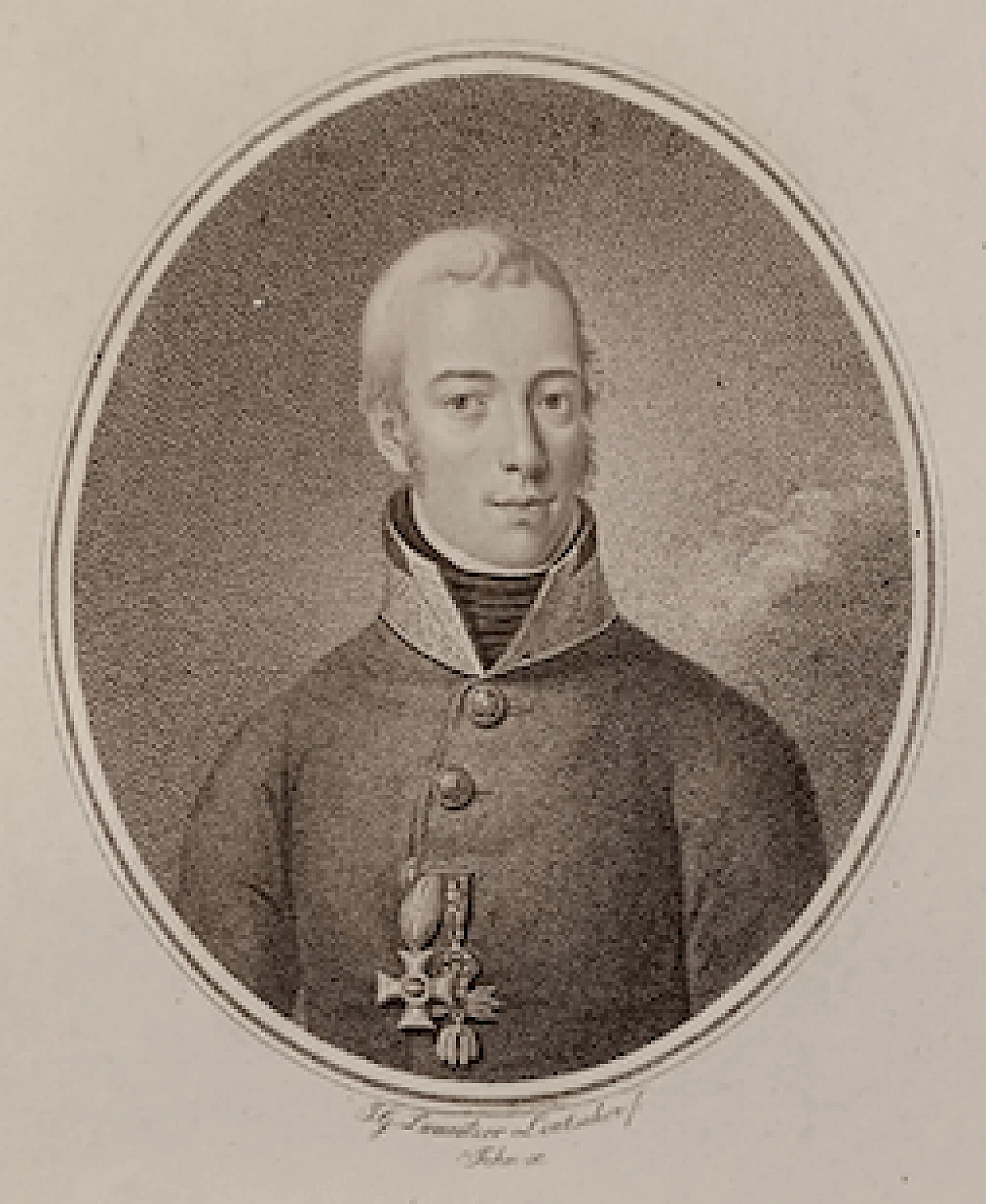 Friedrich John, Ritratto di Giovanni d’Asburgo, acquaforte, 1808 1375295