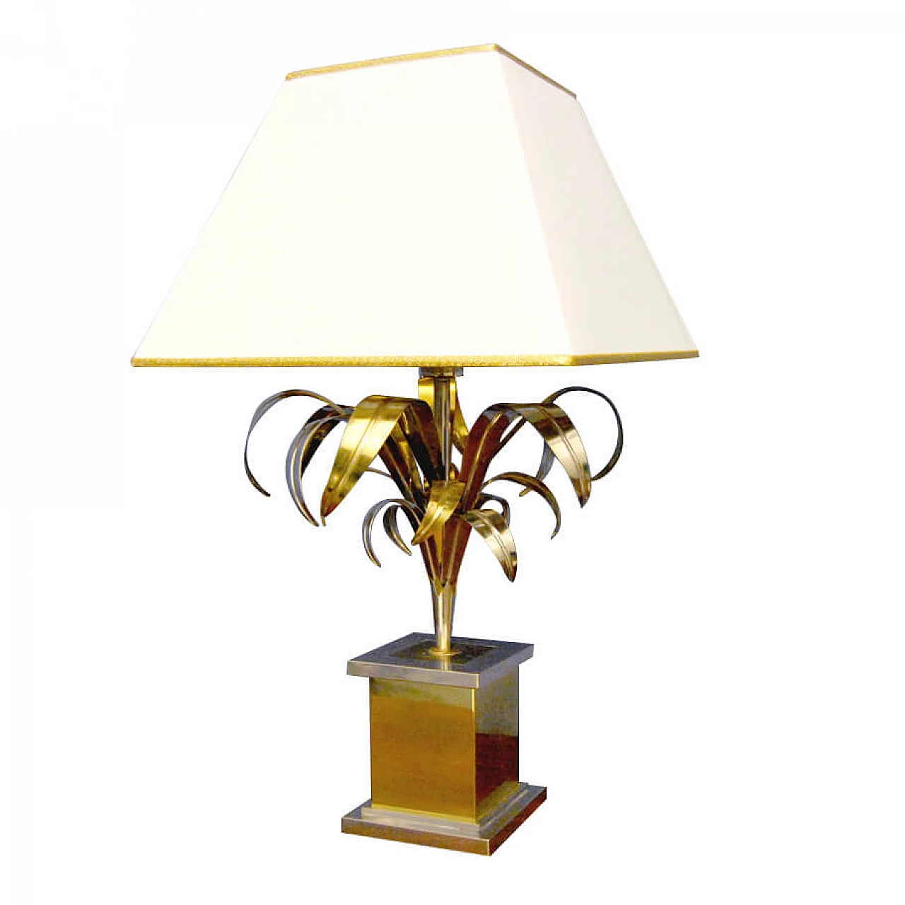 Brass table lamp attributed to Willy Rizzo, 1960s 1375392