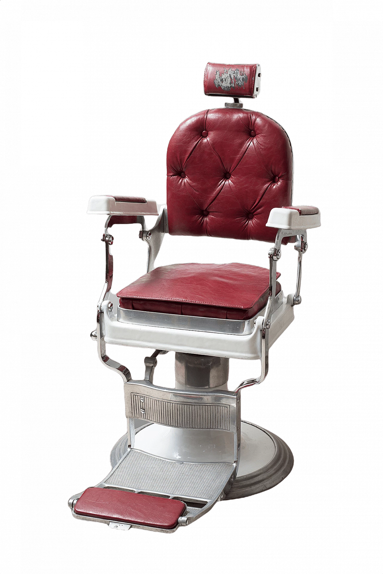 Neapolitan steel barber's chair, 1960s 1375490