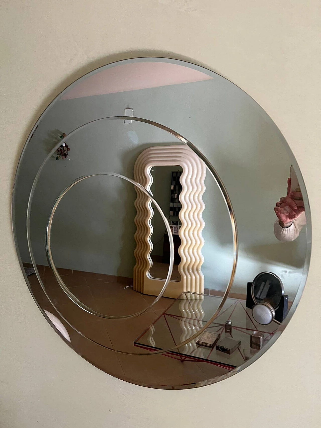 Round mirror, 70s 1375587
