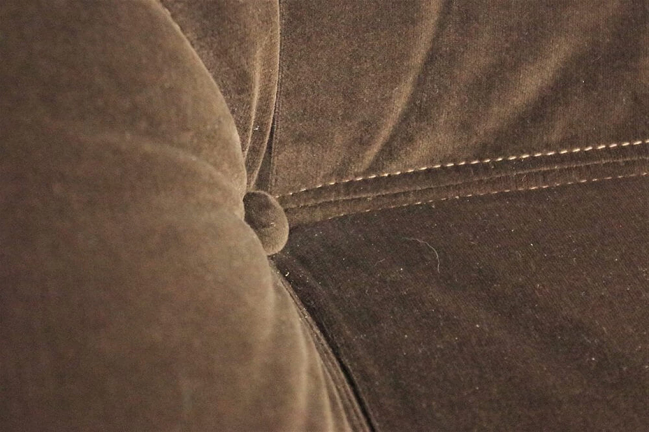 5 poltrone Panarea modulari in ciniglia di Lev & Lev, anni '70 1375643