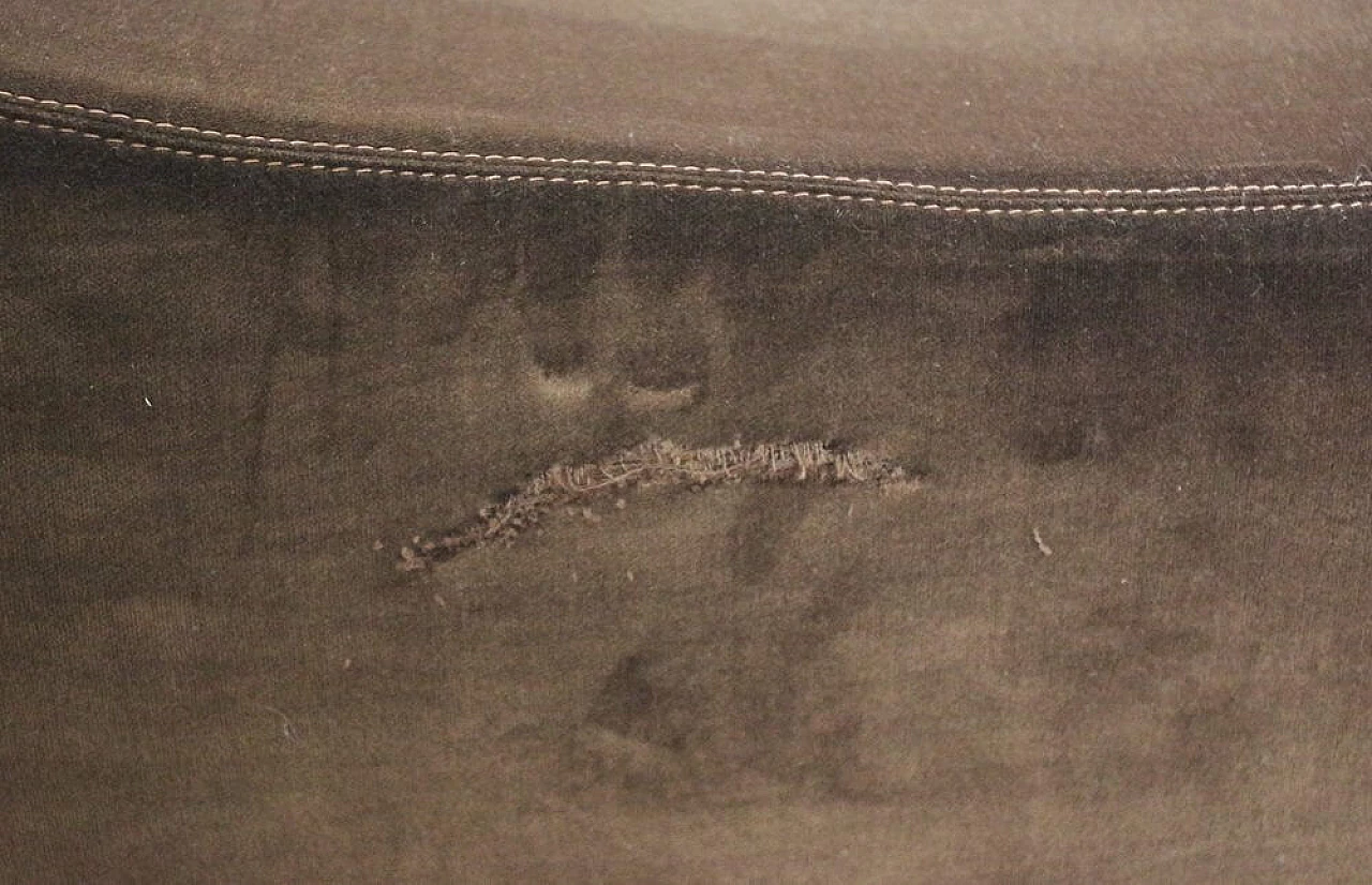 5 poltrone Panarea modulari in ciniglia di Lev & Lev, anni '70 1375649