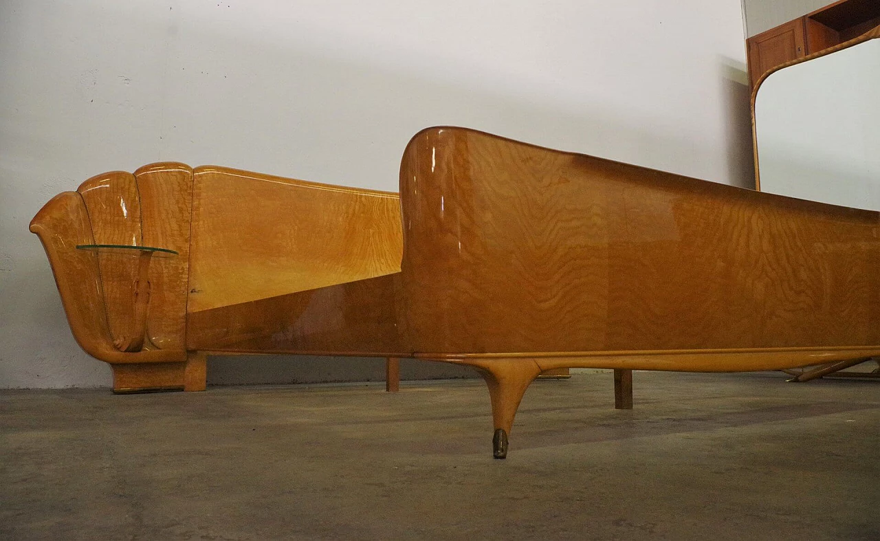 Walnut-root bedroom furniture by Osvaldo Borsani, 1950s 1375691