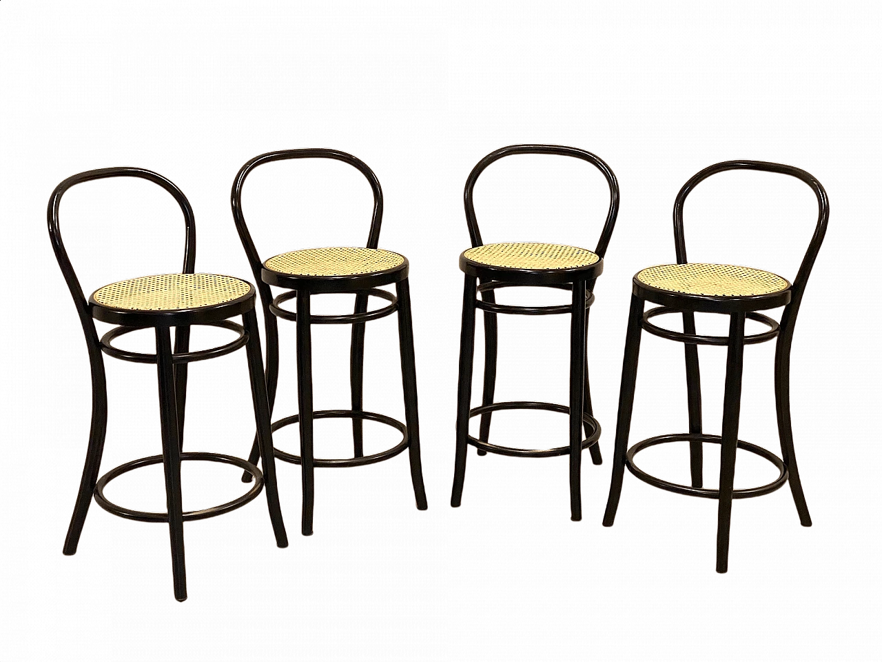 4 Bar stools, 80s 1375714
