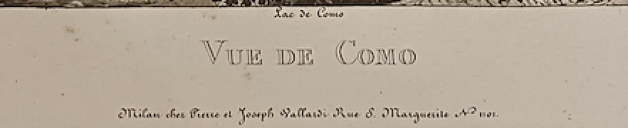 Antonio Lanzani, Vue de Como, aquatint, 19th century 1375798