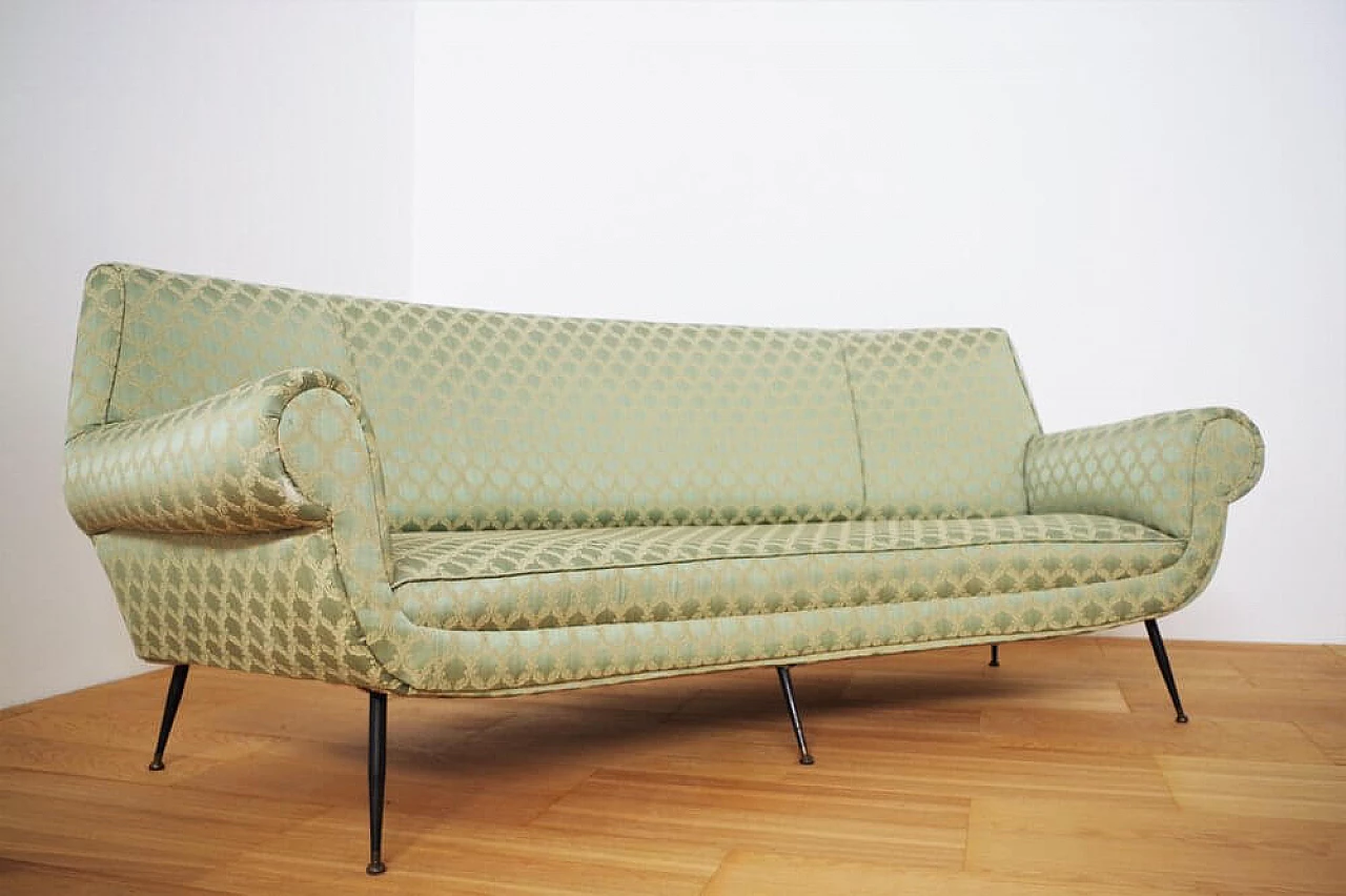 Curved sofa by Gigi Radice, 1950s 1375802