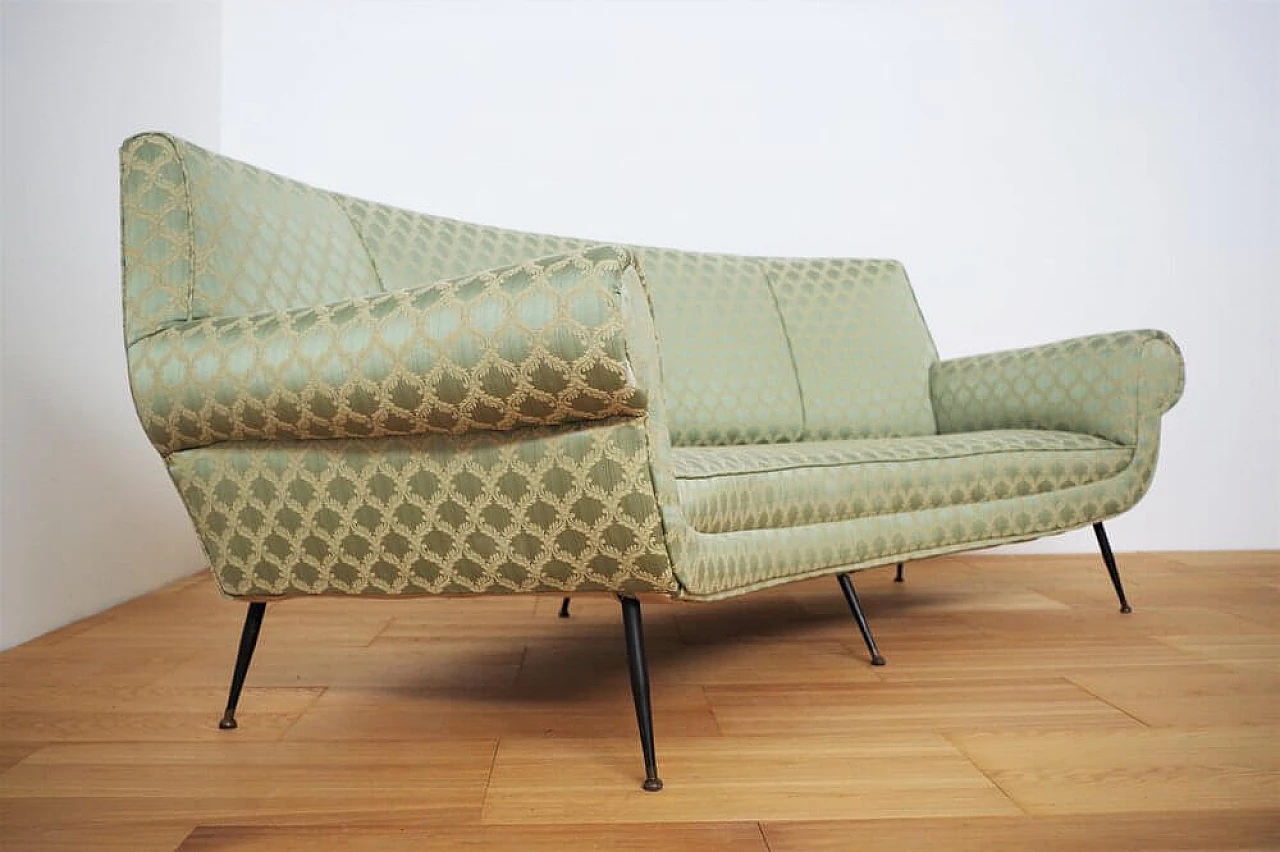 Curved sofa by Gigi Radice, 1950s 1375807