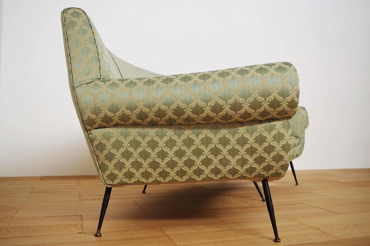 Curved sofa by Gigi Radice, 1950s 1375808