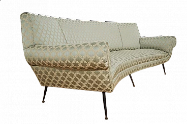 Curved sofa by Gigi Radice, 1950s