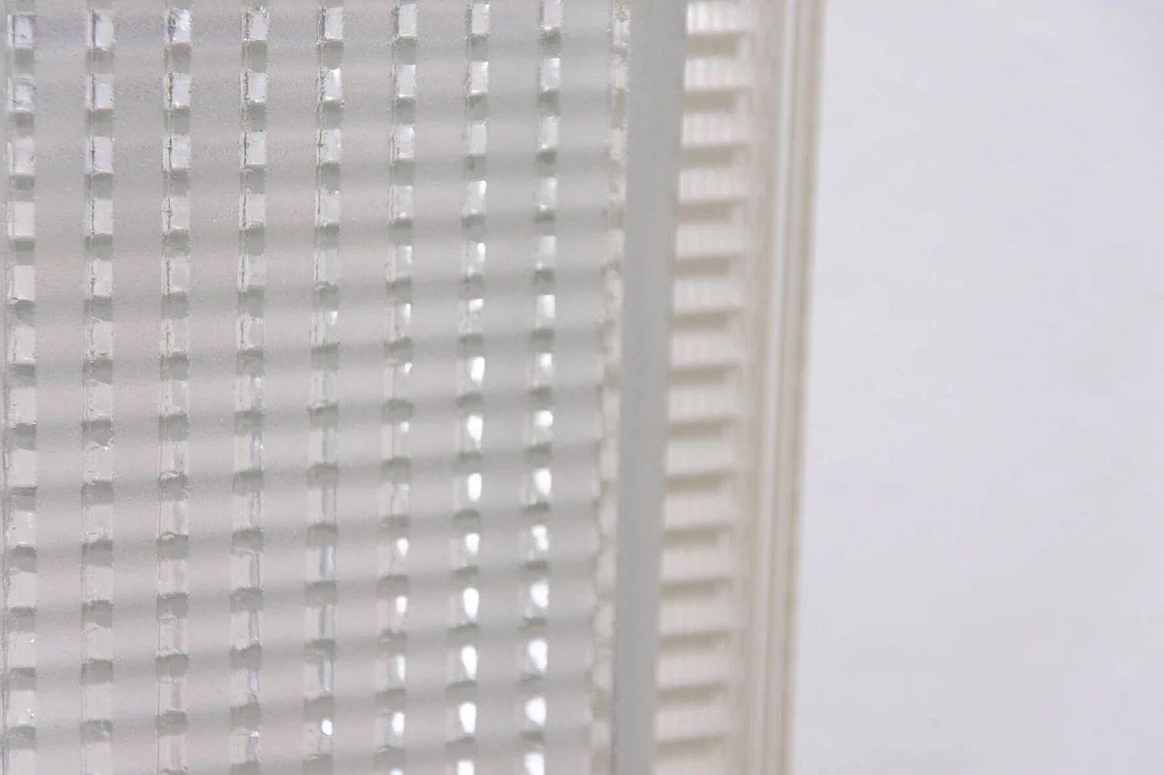 Coppia di pendenti in vetro pressato per Napako, anni '70 1375918