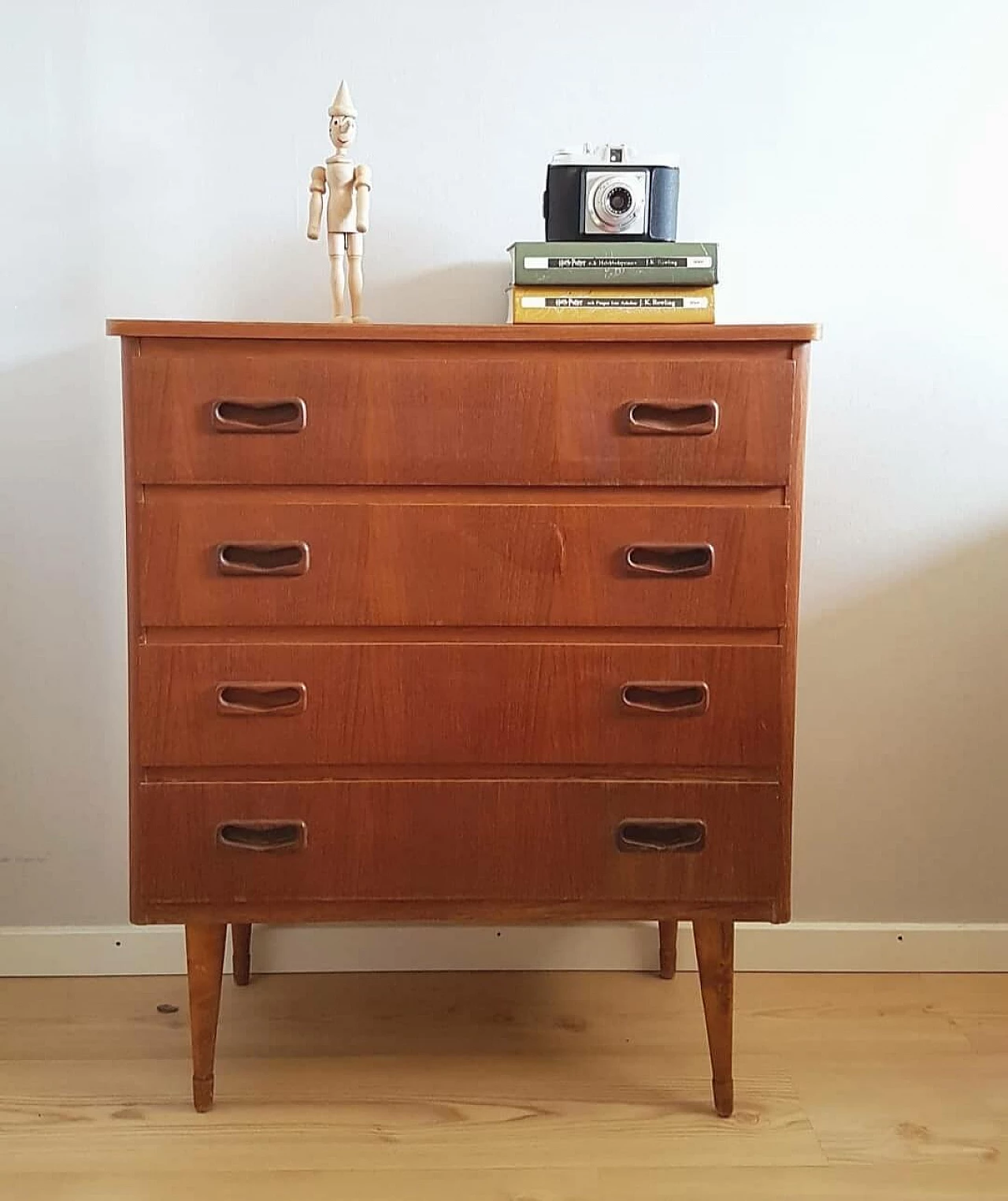 Danish chest of drawers with 4 drawers, 1950s 1375956