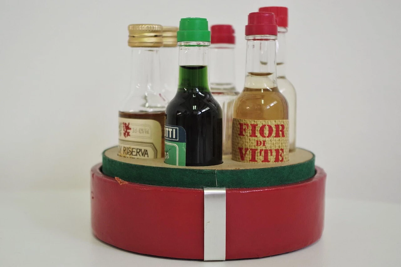 Distillerie F.lli Ramazzotti mignon liqueur and shot glass case, 1970s 1376104