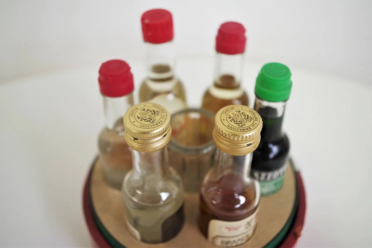 Distillerie F.lli Ramazzotti mignon liqueur and shot glass case, 1970s 1376105