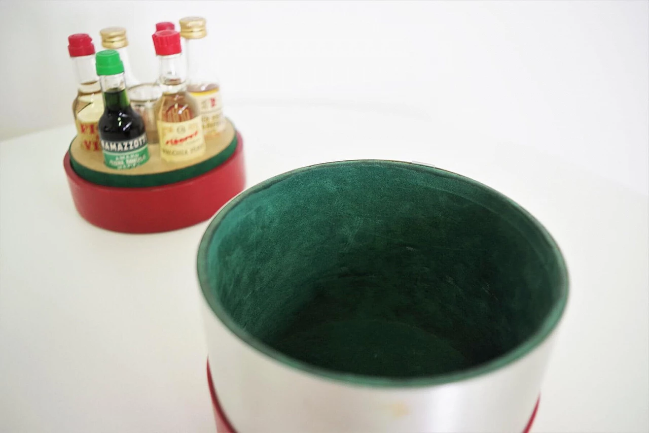 Distillerie F.lli Ramazzotti mignon liqueur and shot glass case, 1970s 1376111