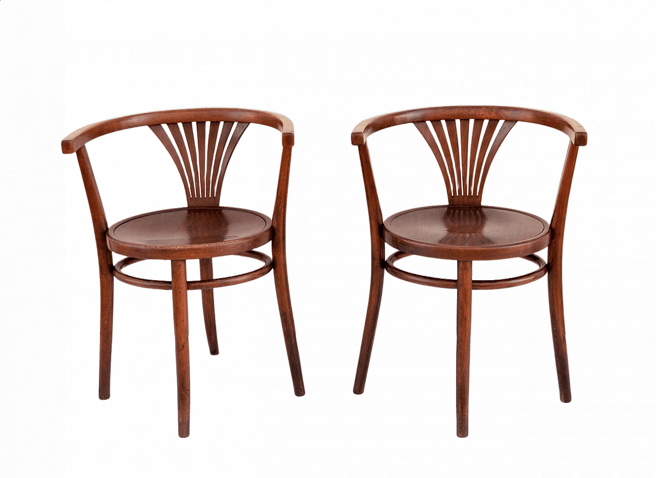 Coppia di sedie originali Thonet, anni '40 1376131