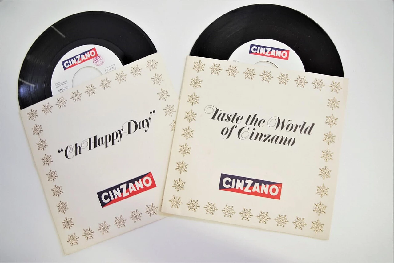 Pair of Cinzano CDs, 1980s 1376157