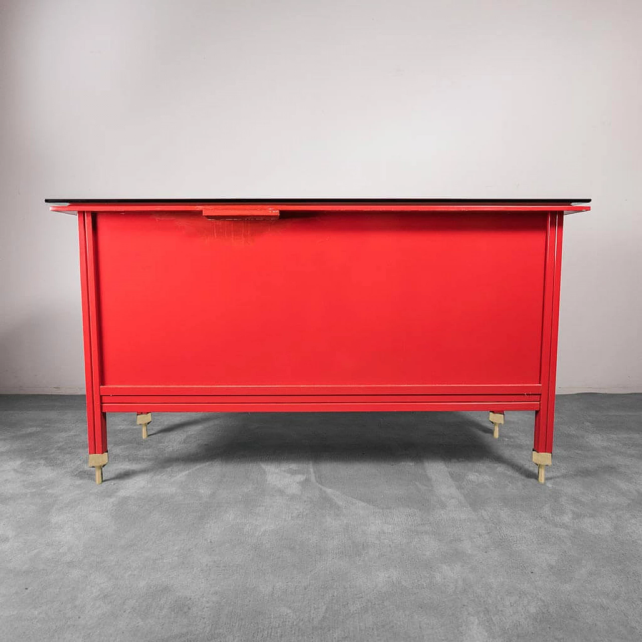 Red D154 dresser by Carlo De Carli for Sormani, 1960s 1376184