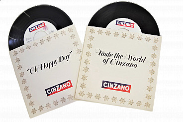 Coppia di CD di Cinzano, anni '80