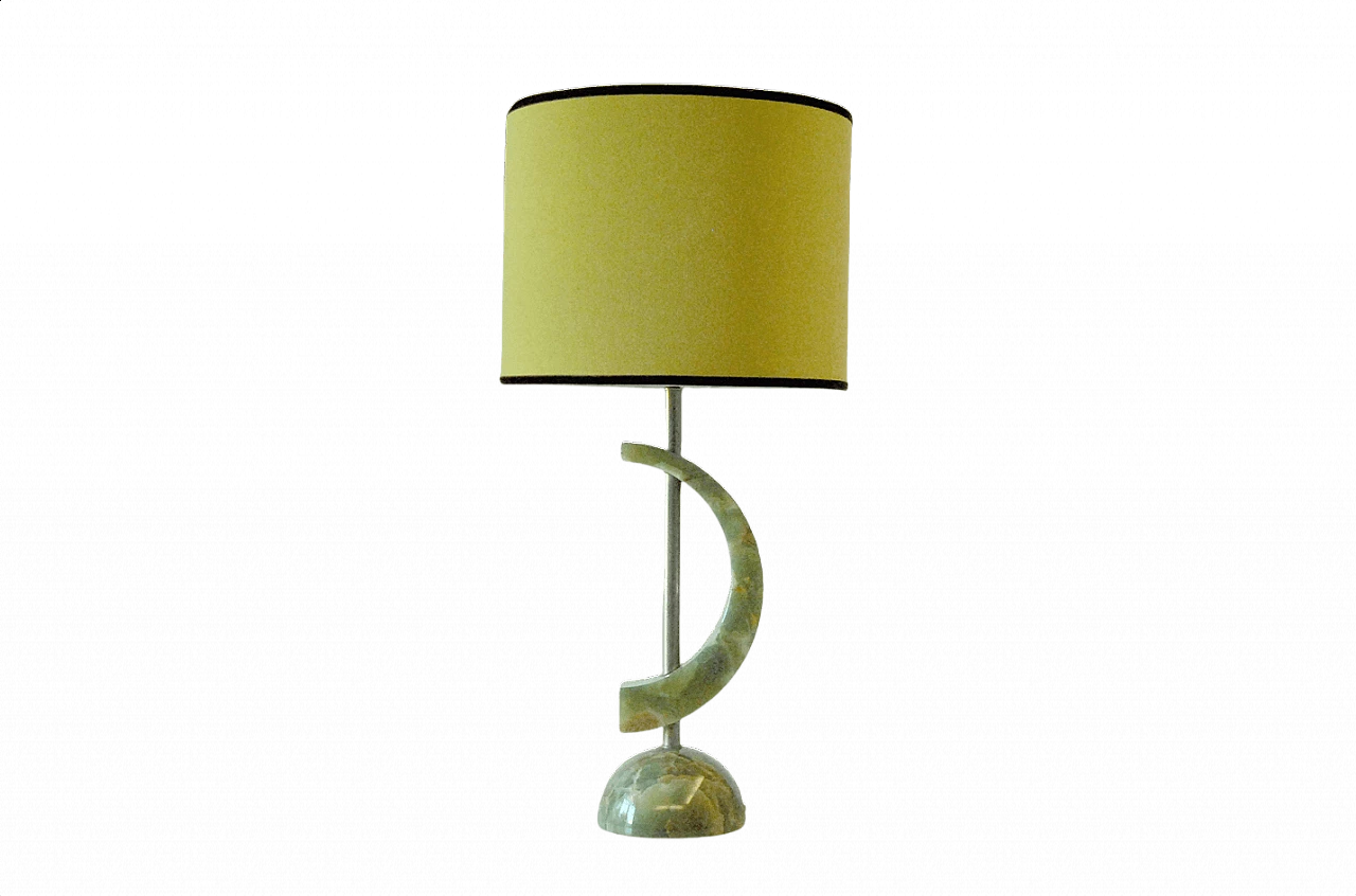 Table lamp in onyx, 70s 1376191