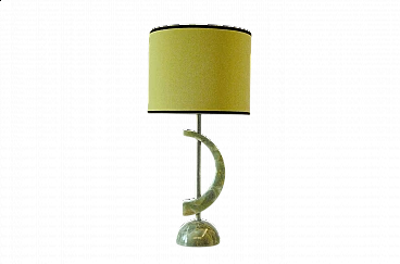 Table lamp in onyx, 70s