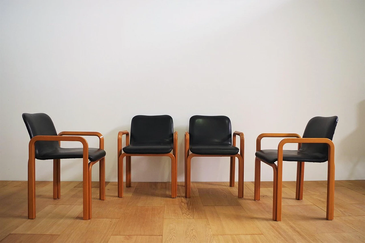 4 chairs by Pillini Furniture, 1970s 1376205