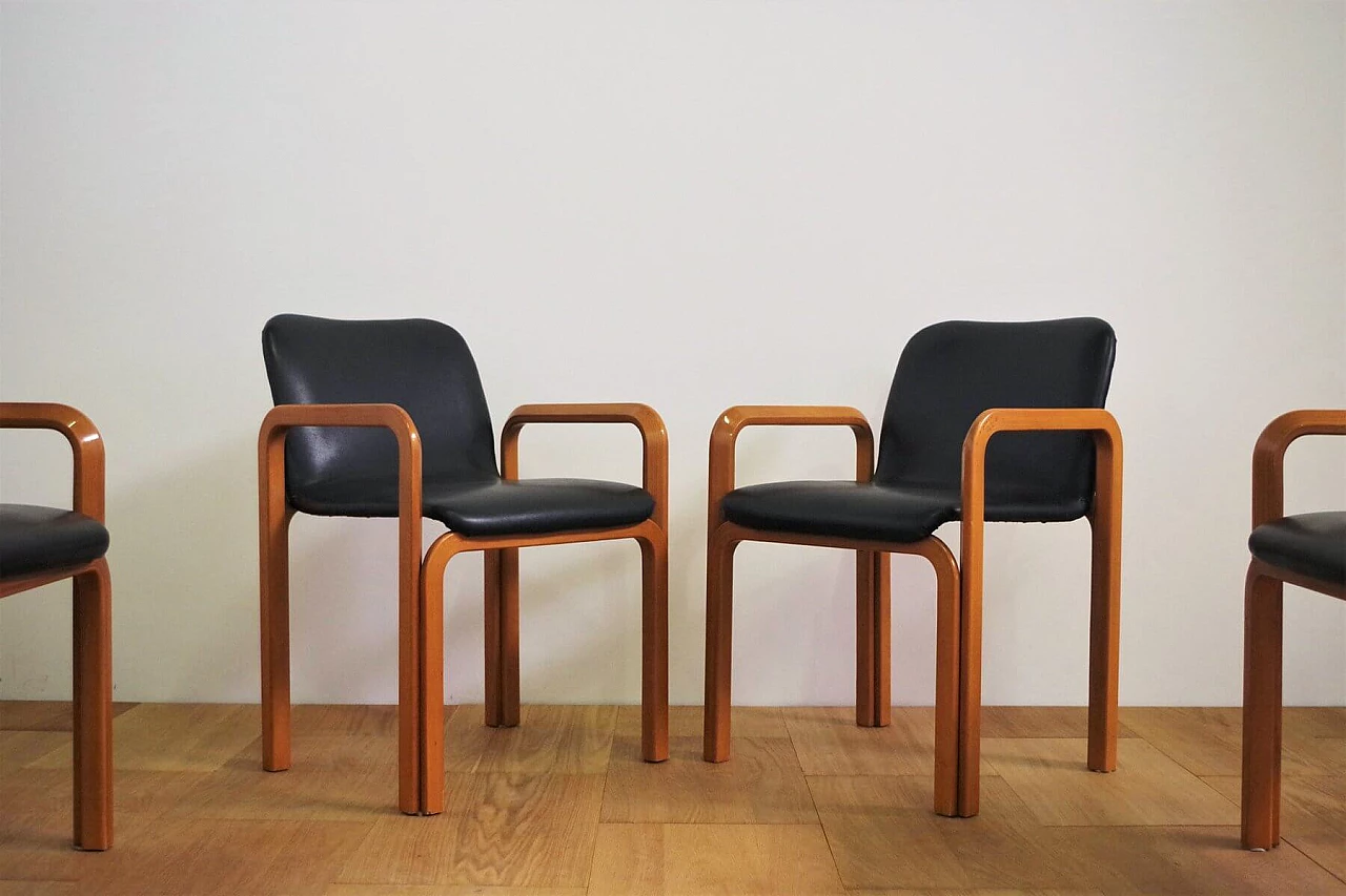 4 chairs by Pillini Furniture, 1970s 1376208
