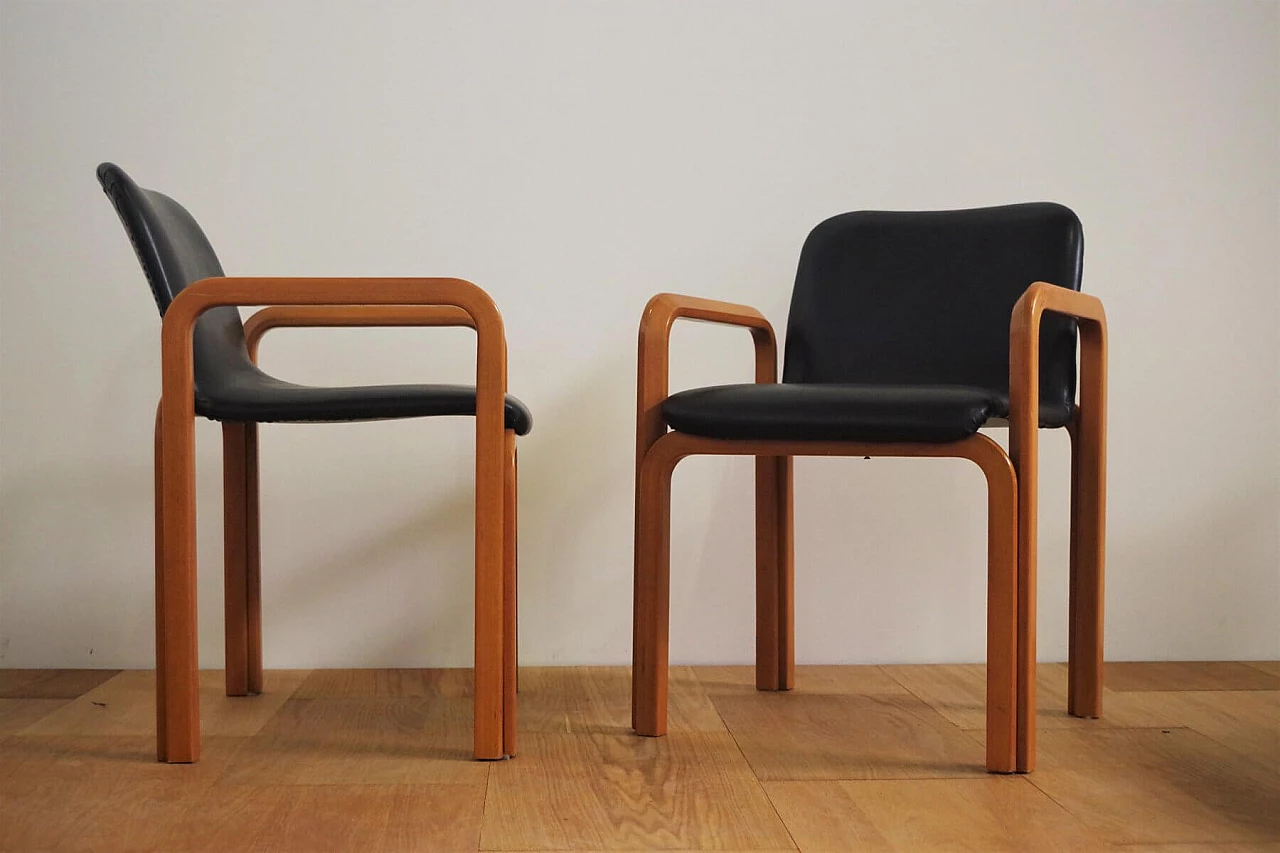 4 chairs by Pillini Furniture, 1970s 1376209