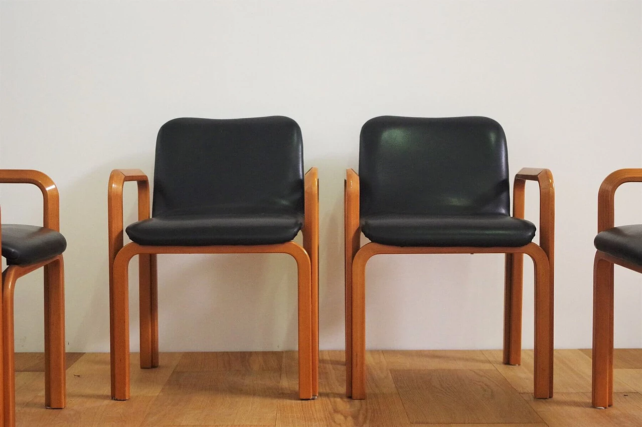 4 chairs by Pillini Furniture, 1970s 1376212