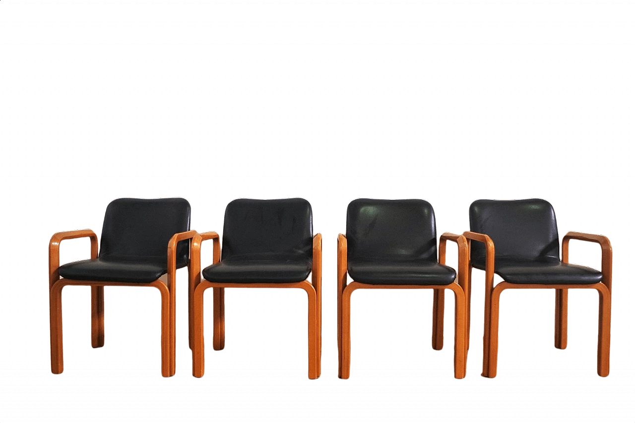 4 chairs by Pillini Furniture, 1970s 1376220