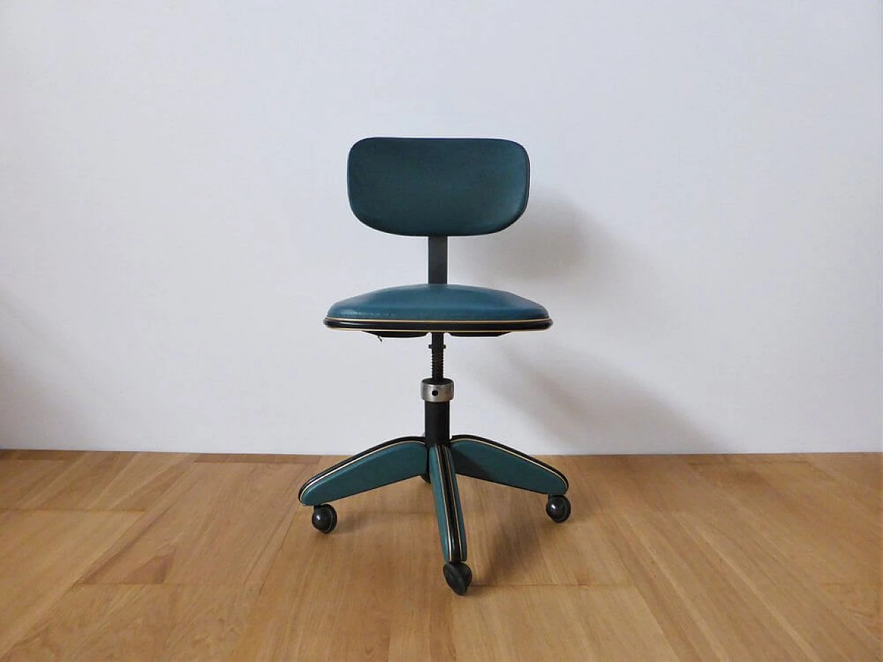 Umberto Mascagni office desk with wheeled chair, 1950s 1376464