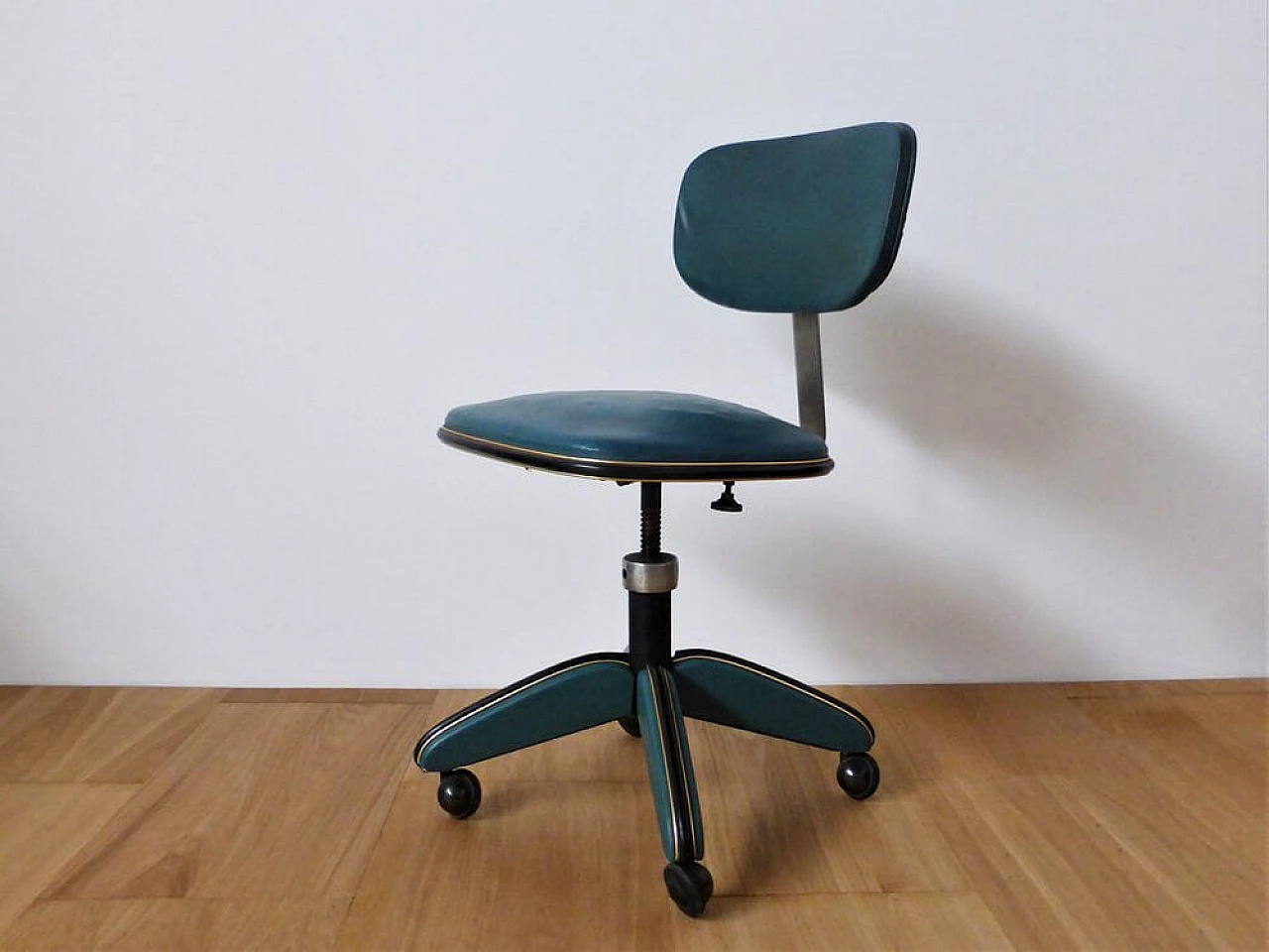 Umberto Mascagni office desk with wheeled chair, 1950s 1376466