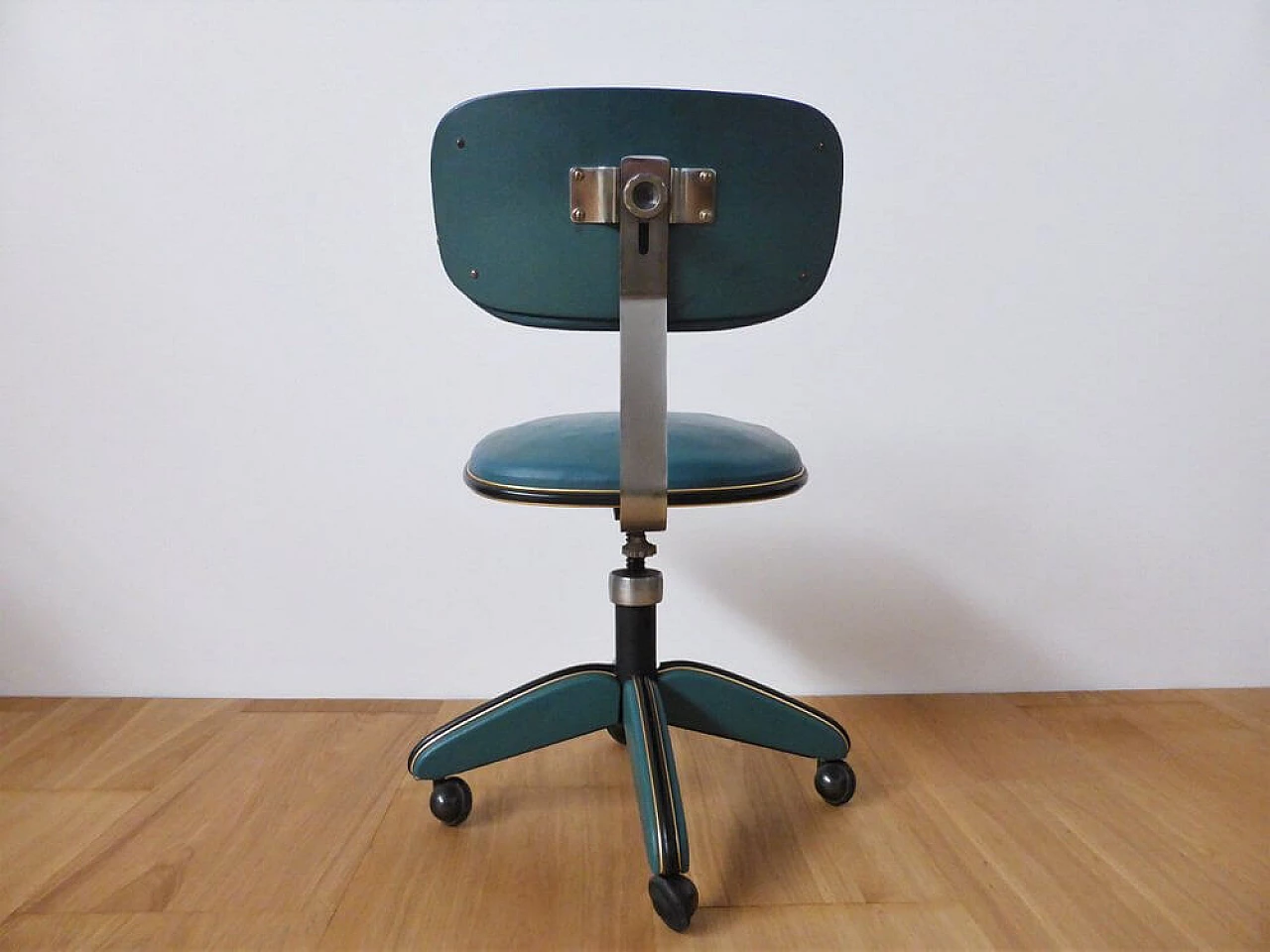 Umberto Mascagni office desk with wheeled chair, 1950s 1376469
