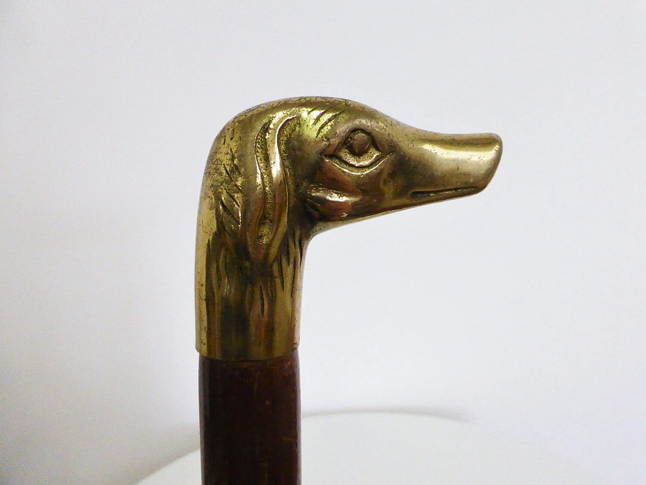 Walking stick with brass handle, 1950s 1376547