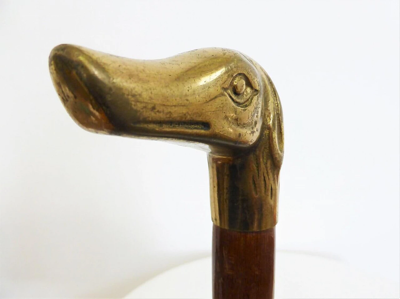 Walking stick with brass handle, 1950s 1376549