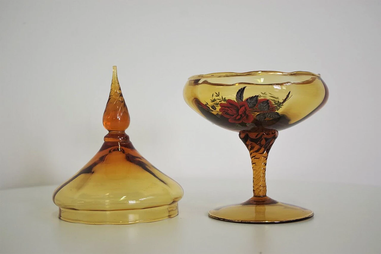 Bonbon bowl in Murano glass, 1950s 1376689