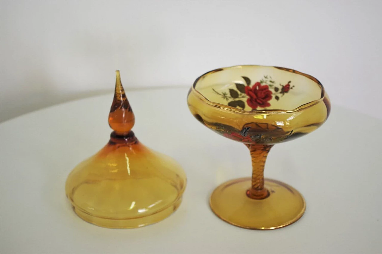 Bonbon bowl in Murano glass, 1950s 1376690