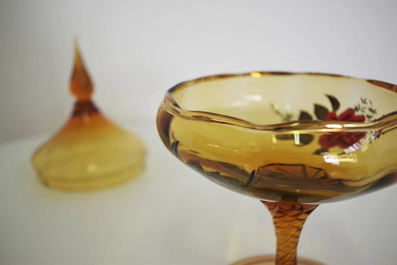 Bonbon bowl in Murano glass, 1950s 1376693