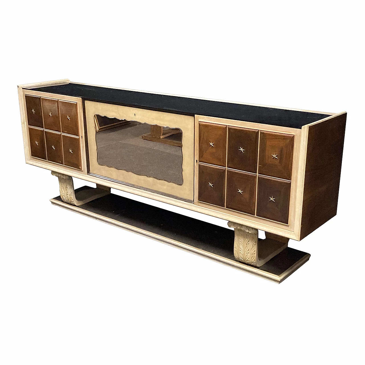 Art Déco sideboard in lacquered wood by Paolo Buffa, 1940s 1376801